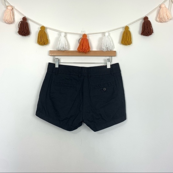 J. Crew Broken-In Chino Cotton Black Shorts Size 2 - Picture 8 of 8